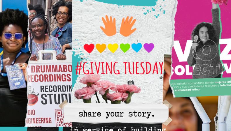 a givingtuesday collage made up of grantee photos